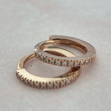 Arracadas Paola huggie chica