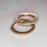 Arracadas Paola huggie mediana