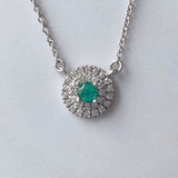 Collar Vanessa de esmeraldas y diamantes
