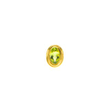 Broquel Bella oval de peridoto
